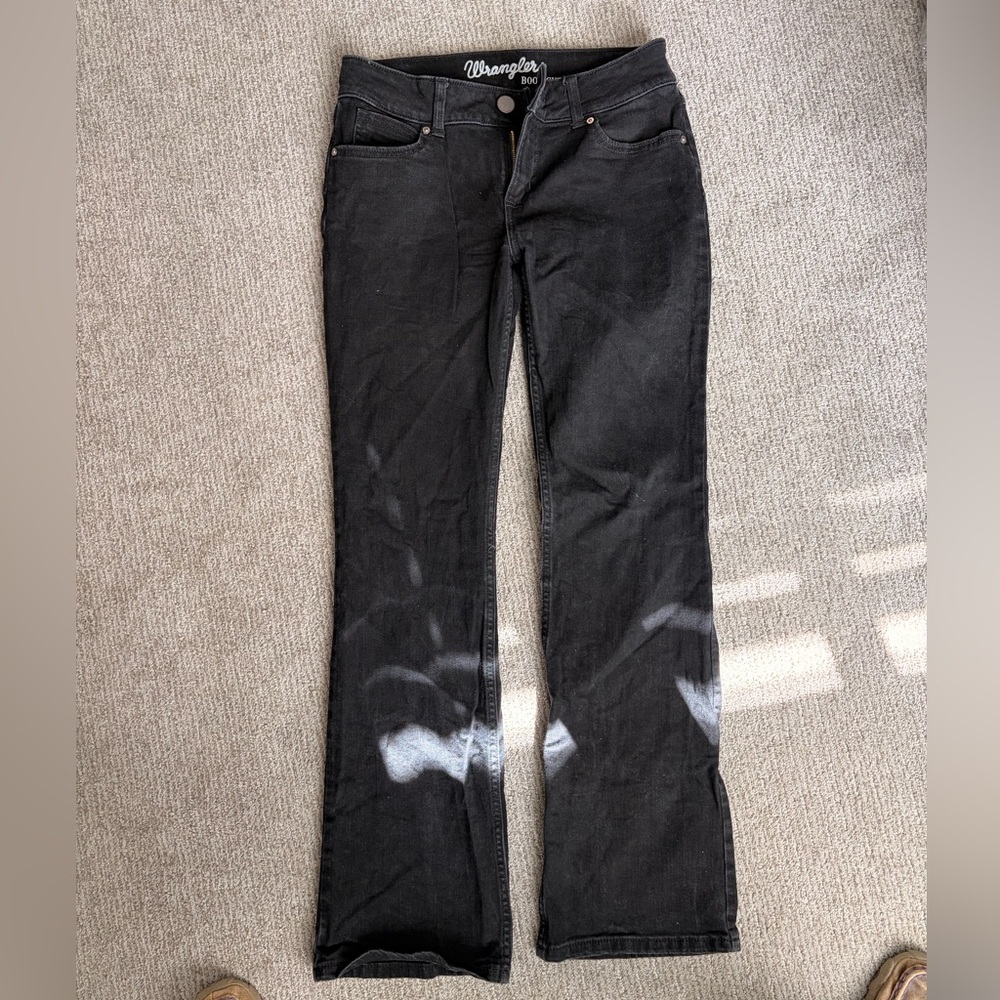 Wrangler Women's Black Flare Jeans